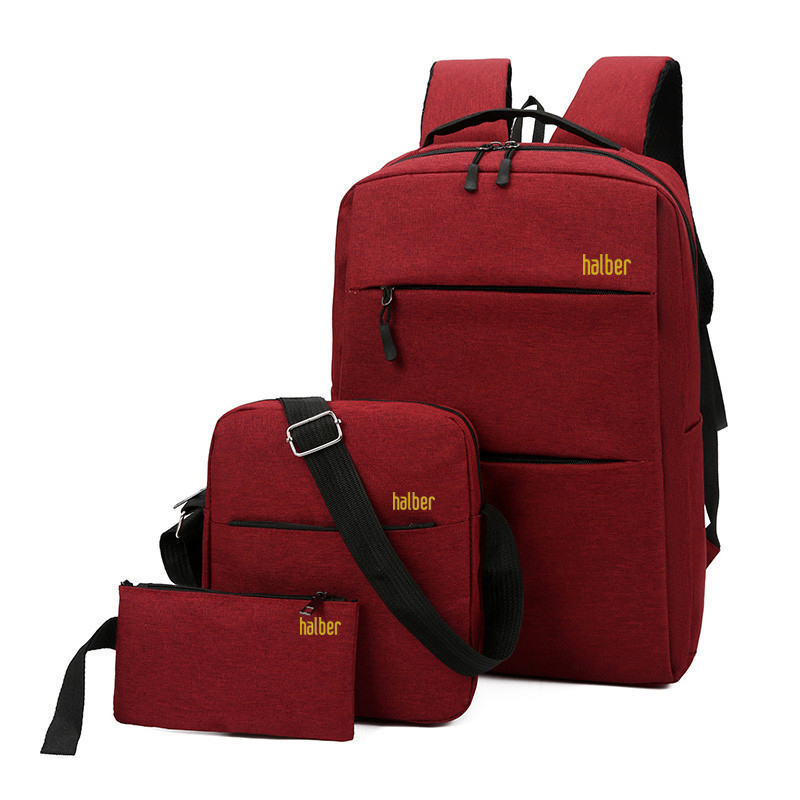 Set rucsac laptop, geanta, si portofel halber trinity rs03, 15.6